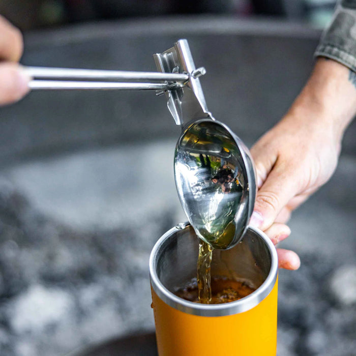 GSI Glacier Stainless Folding Chef Spoon