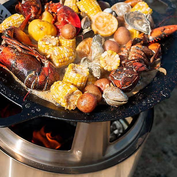 Solo Stove Bonfire & Yukon Wok Top