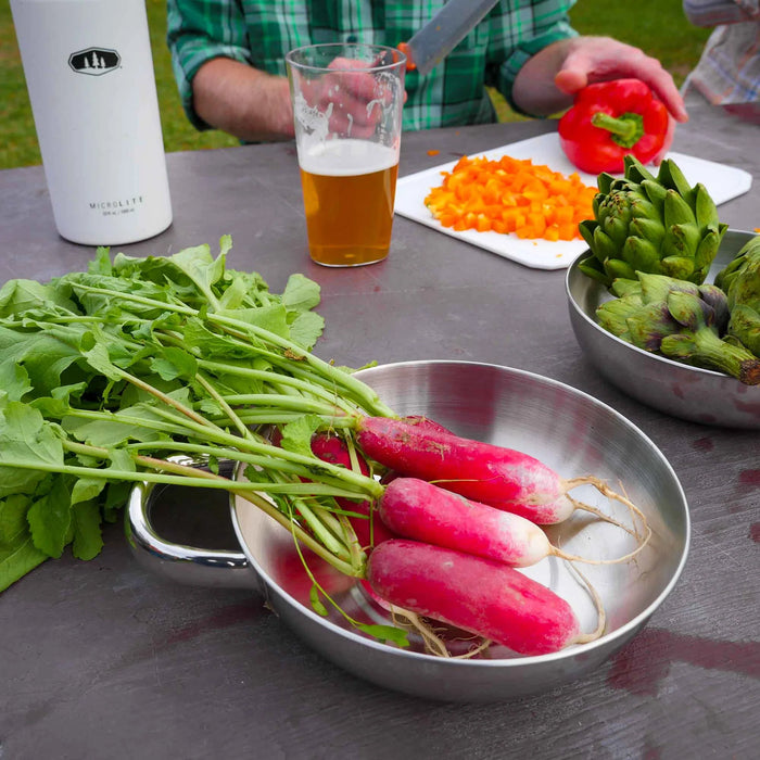 GSI Glacier Stainless Bowl With Handle