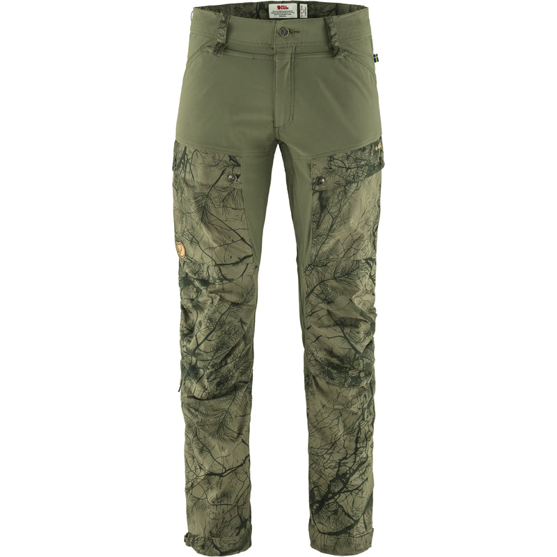 FR 2024 Keb Trousers Men Green Camo/Laurel Green