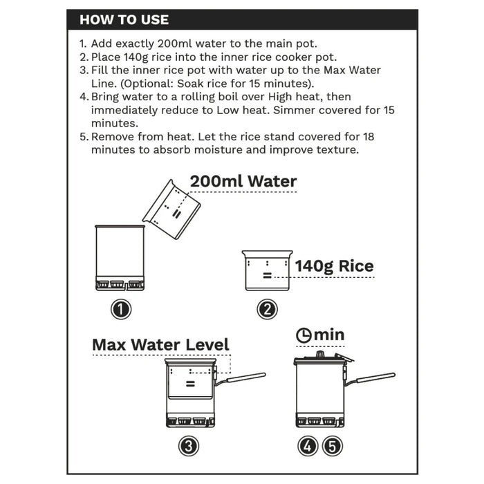 Fire Maple Petrel Micro-Pressure Rice Cooker