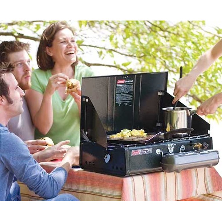 Coleman US 414 Dual Fuel 2-Burner Stove 03655 — Thailandoutdoorshop Coleman US 414 Dual Fuel 2-Burner Stove 03655 — Thailandoutdoorshop