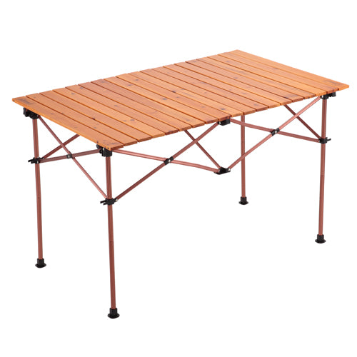 WHS Coleman JP Natural Wood Roll Table Vintage 110 26802