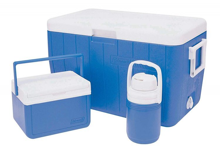 WHS Coleman US 48 QT Combo Cooler (5 QT & 1/3 Gal)