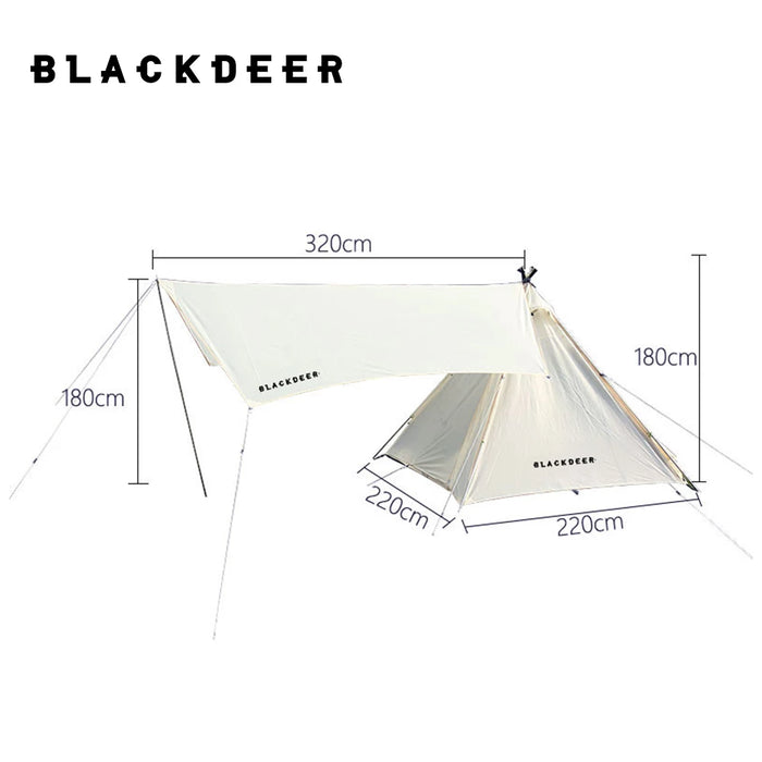 Blackdeer Dreamland Teepee Tent With Tarp