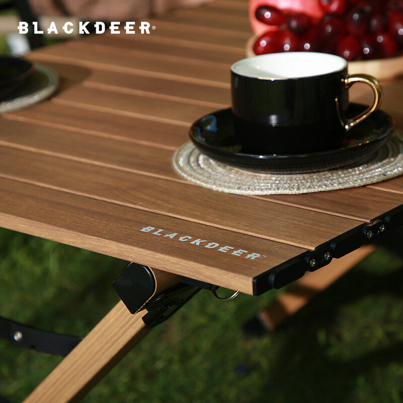 Blackdeer Wood Veins Aluminum Egg Roll Table 120