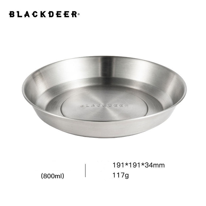 Blackdeer Stainless Steel Soup Plate