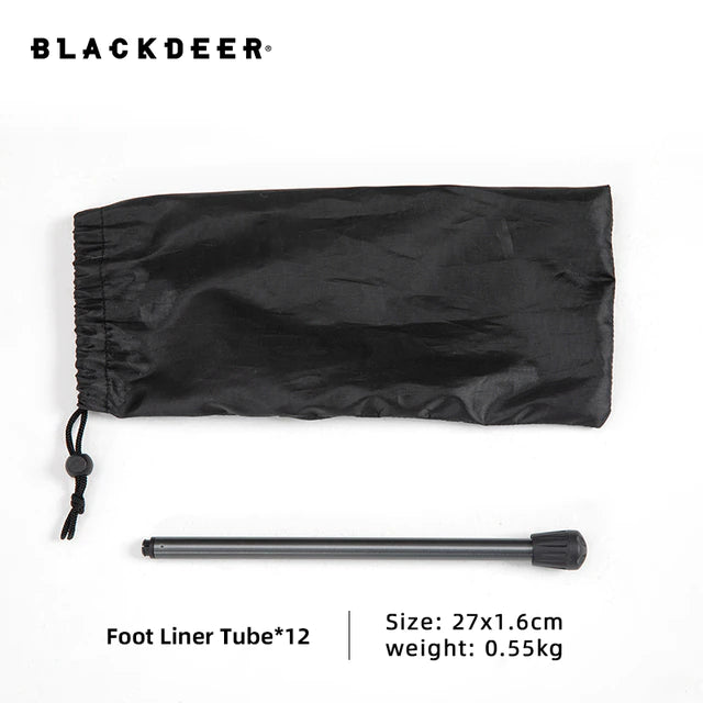 Blackdeer Moon Lightweight Camping Cot Foot Liner Tube