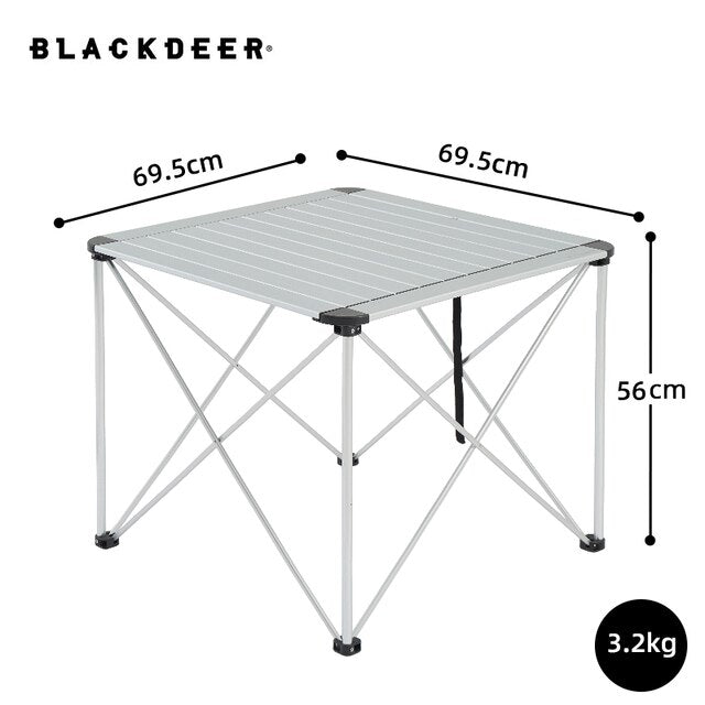 Blackdeer Aluminum Square Folding Table