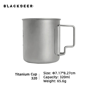 Blackdeer YI Titanium Cup 320