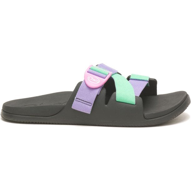 Chaco Chillos Slide / Women / Purple Green