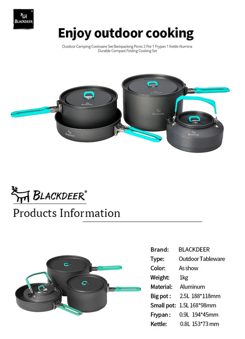 Blackdeer Aluminum Cookware set