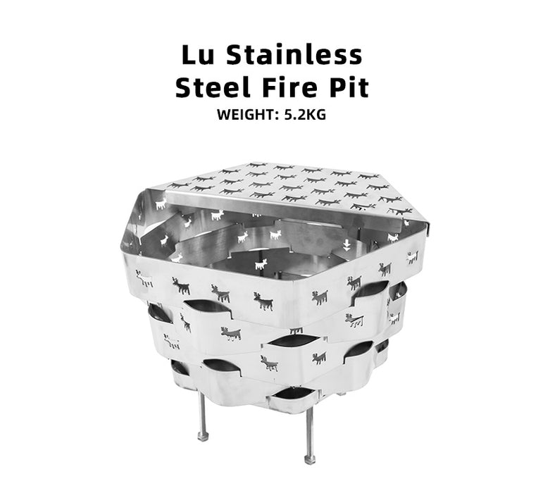 Blackdeer Lu Stainless Steel Fire Pit