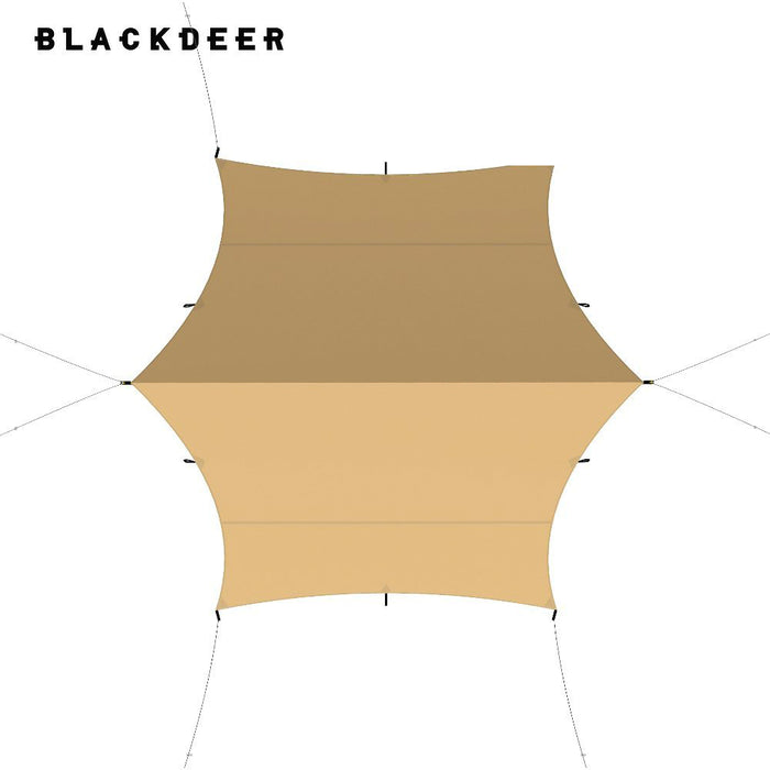 Blackdeer Nest Cotton Hexagon Tarp 420
