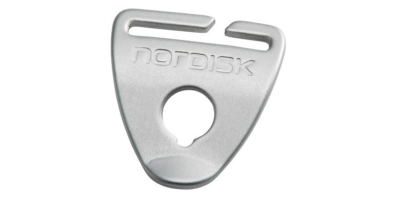 Nordisk Aluminium Helmet Slide 25 mm (6 Pcs) Mat Aluminium