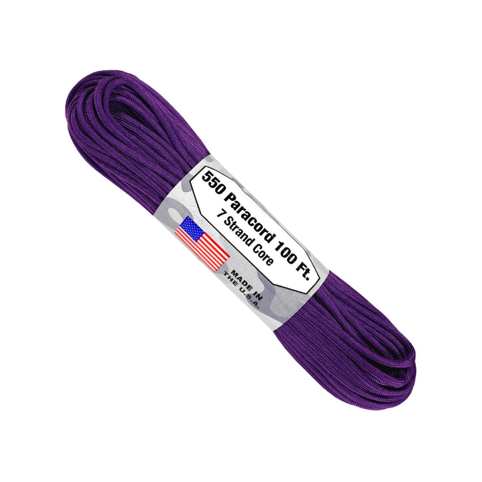 Parachute Cord Purple 100 ft Roll S05