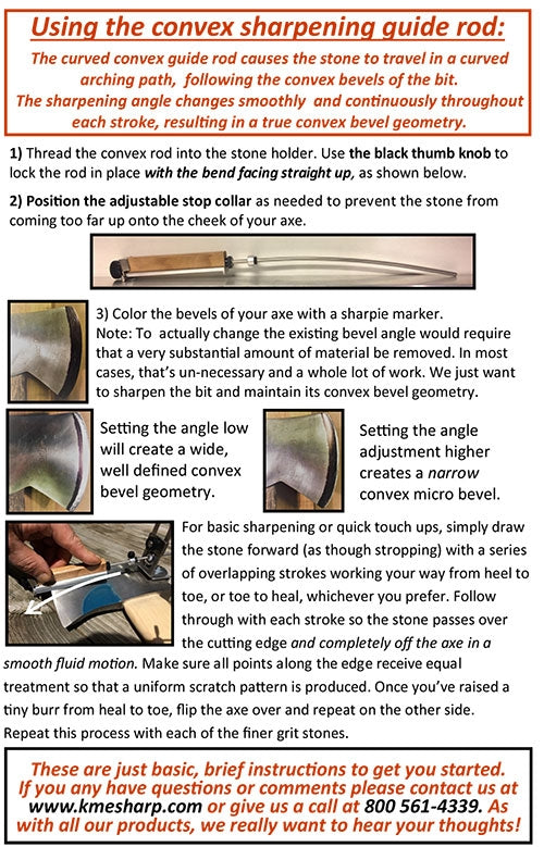 KME Axe Sharpening Fixture (Axe-Sharpener)