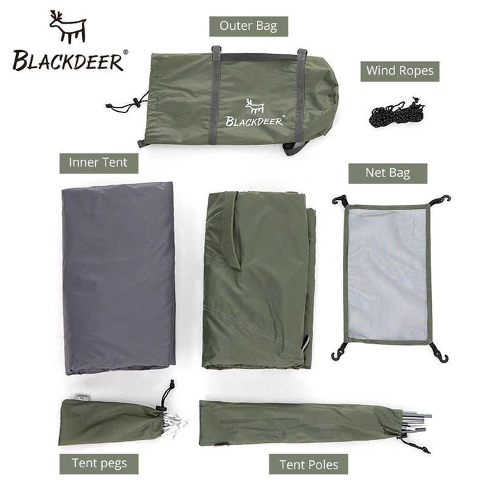 Blackdeer Archeos 2P (Green Tent)