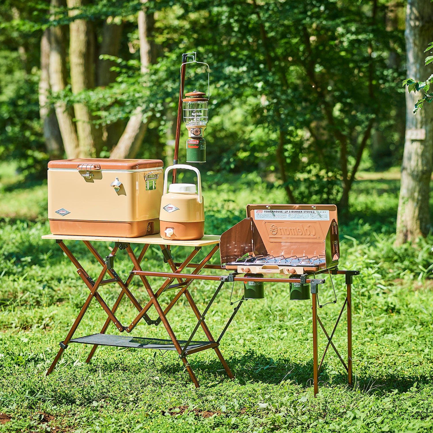 Coleman JP Powerhouse LP 2-Burner Stove Butternuts 38474