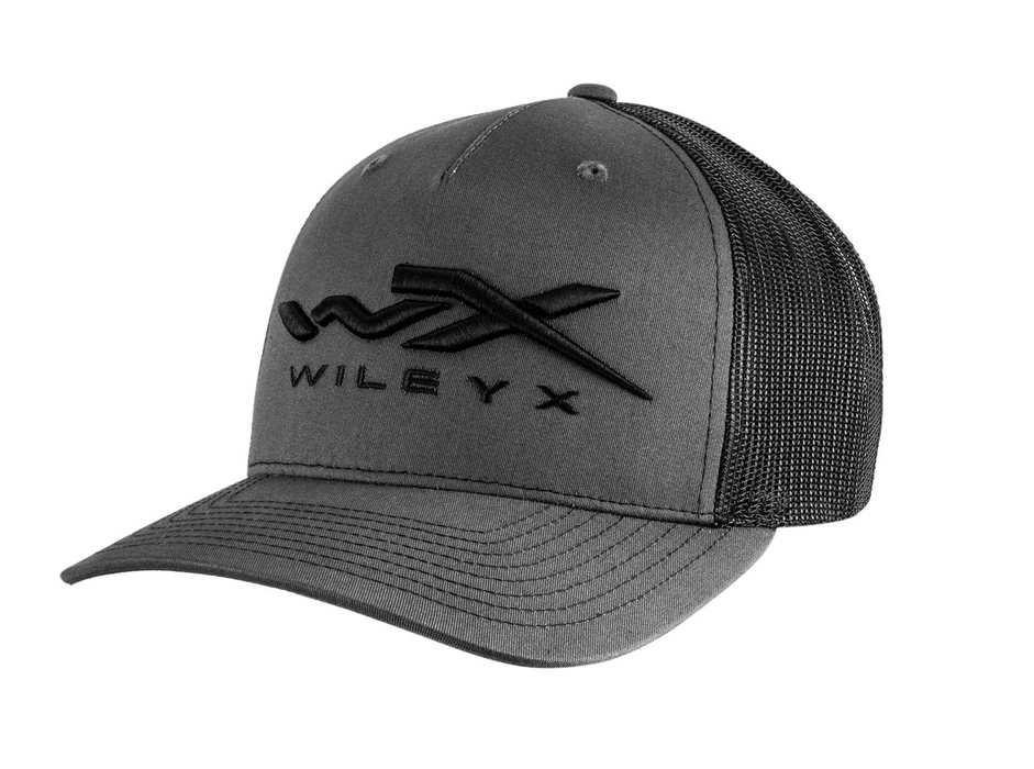 Wiley-X Cap Size Mesh Hat Charcoal/Black (J905)