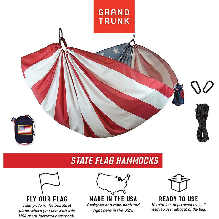 Grand Trunk Flag Series Single Hammock USA