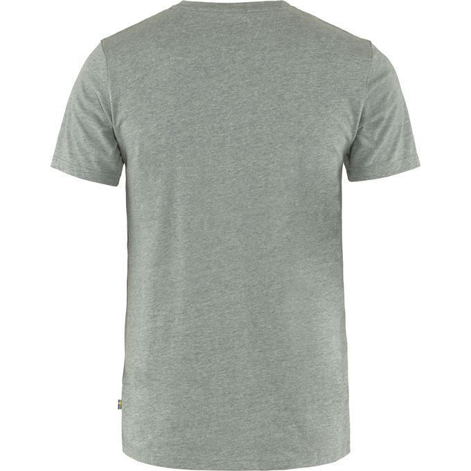 FR Fjällräven Logo T-Shirt Men Grey Melange