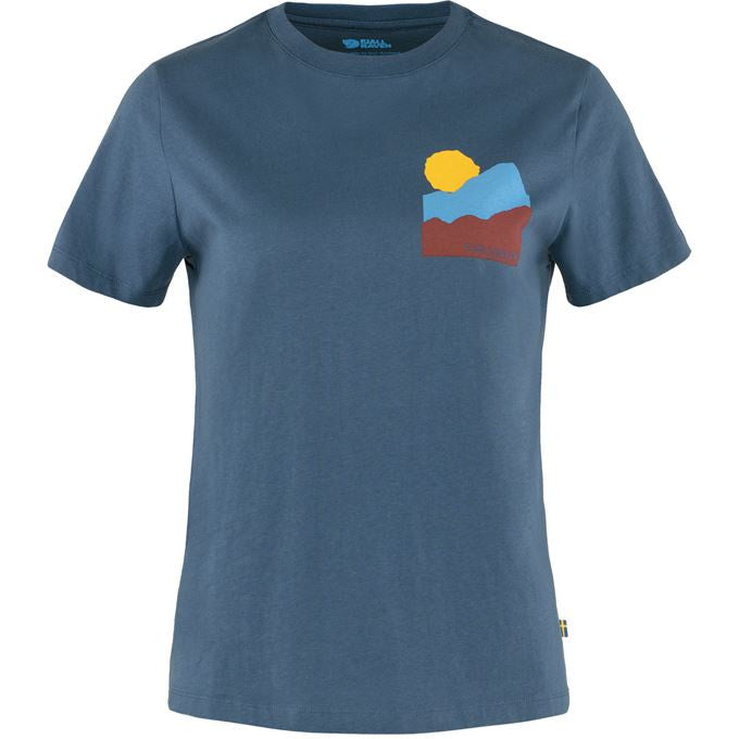 FR Nature T-Shirt Women Indigo Blue