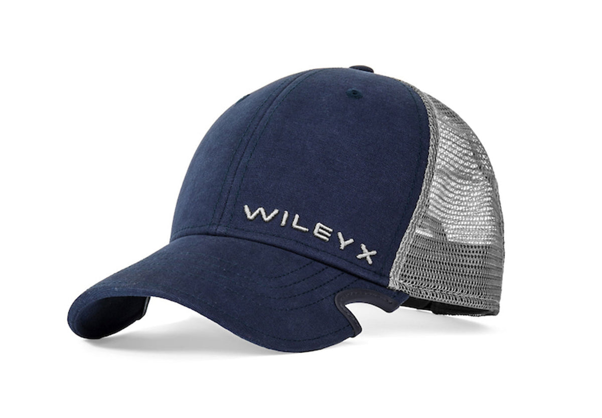 WHS Wiley-X Cap Notch Snapblack Blue/Gray (J908) — Thailandoutdoorshop