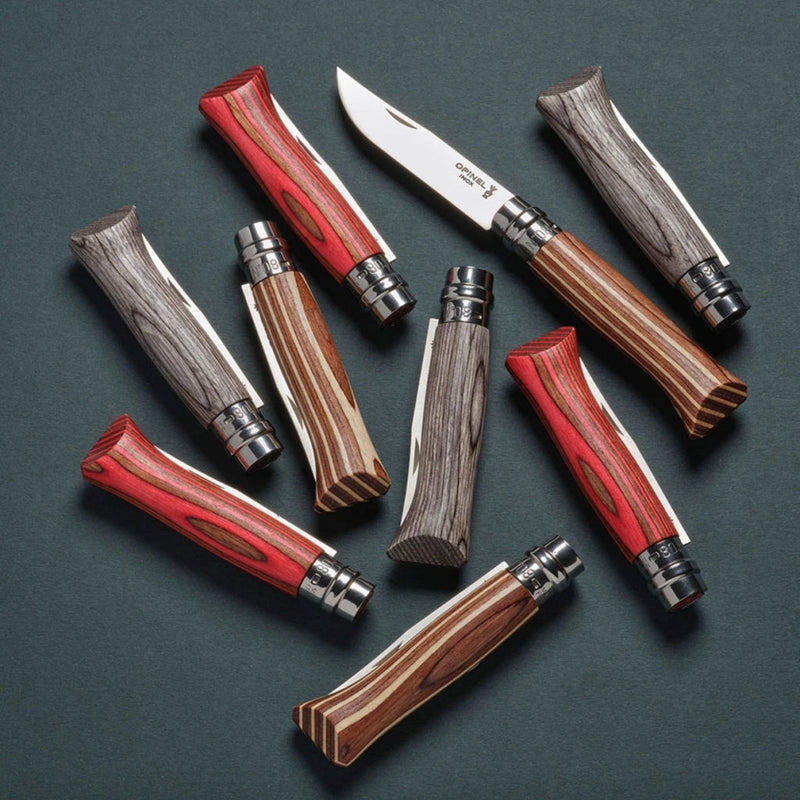 Opinel No.08 Stainless Steel Laminated Birch