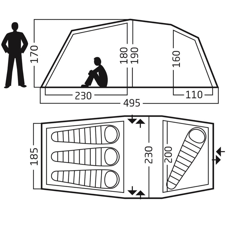 WHS Nordisk Reisa 4 Footprint