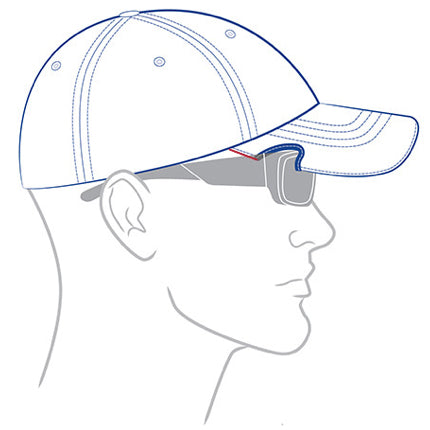 Wiley-X Cap Notch Snapblack Blue/Gray (J908)