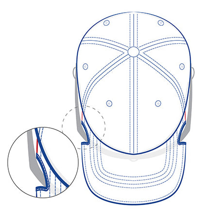 Wiley-X Cap Notch Snapblack Blue/Gray (J908)