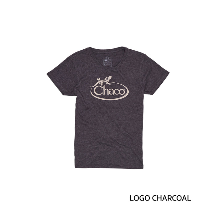 Chaco Women Blended Tees / Chaco Logo Charcoal